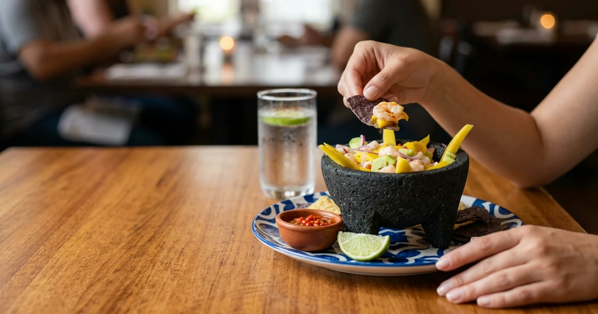 Aguachile, Ceviche or Coctel de Camaron How to Order Shrimp Starters at Casa Villa on Willow Street in San Jose
